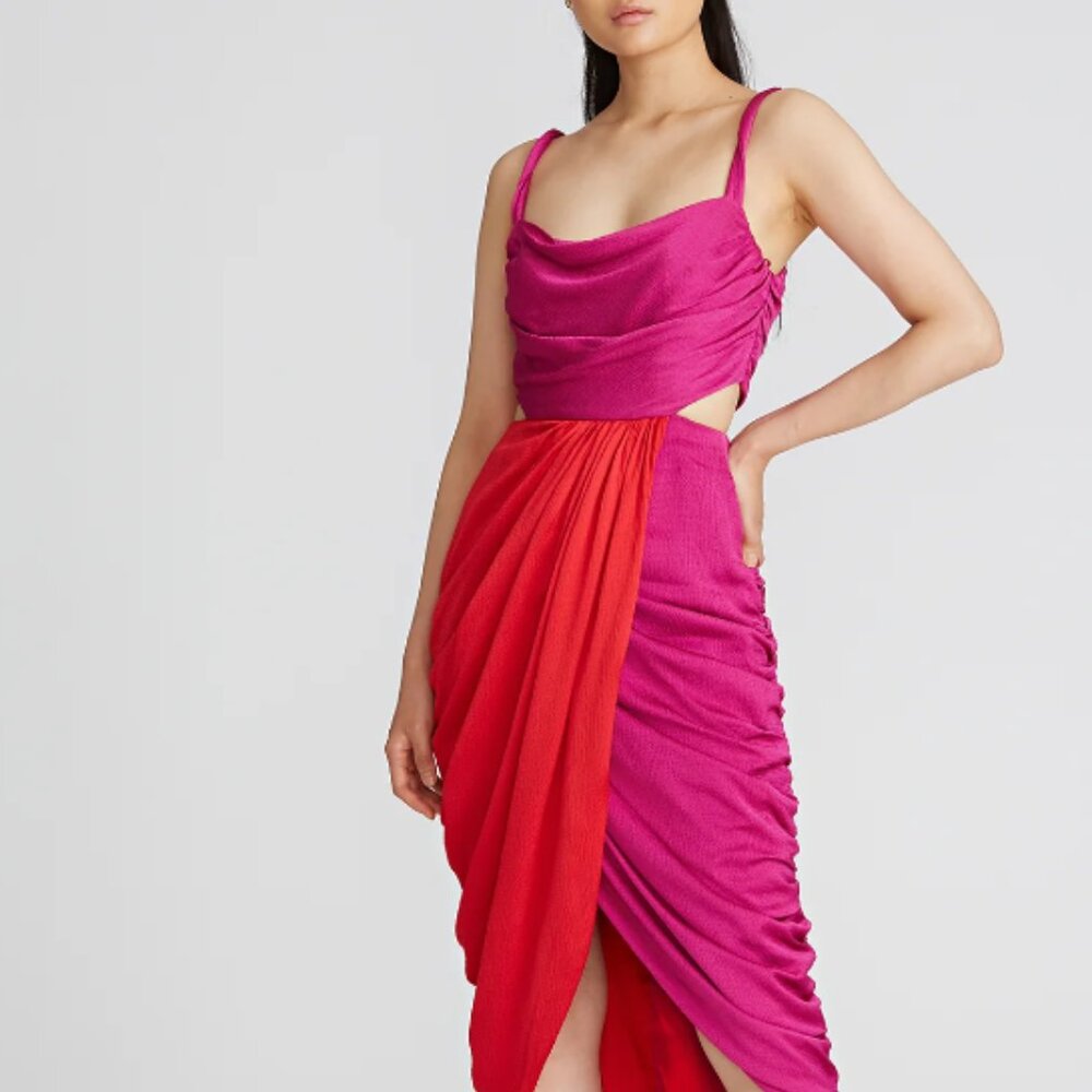 NWT!!! AMUR PERCY TWIST STRAP DRESS